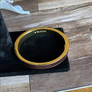 Talbots Gold and Brown Bangle Bracelet